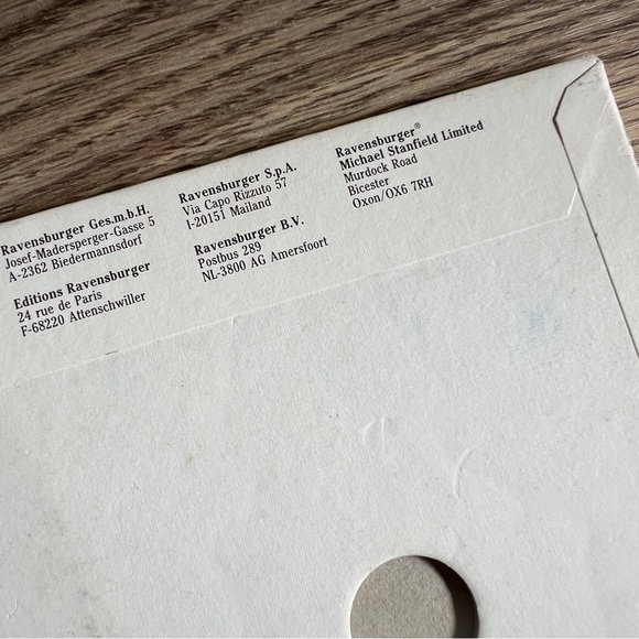 Vintage 1987 Ravensburger Puzzle In the Evening 5 pcs. made in Germany - Picture 4 of 10